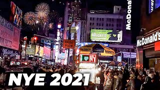 NYC LIVE New Years Eve 2021 at Times Square [upl. by Morton]