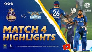 Match 04  Kandy Falcons vs Galle Gladiators  LPL 2022 [upl. by Ahseenyt161]