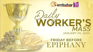 Sambuhay TV Mass  January 5 2024  Friday before Epiphany [upl. by Lebna]