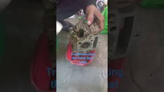 Troubleshooting the Valve Seat Leak motorcycle engine [upl. by Ocisnarf924]