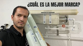 Comparando membranas de ósmosis inversa ¿Cuál es la mejor marca  Oasis Exprés [upl. by Noid338]