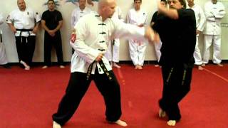 Master Bill Hulsey teaching a Kung Fu San Soo technique [upl. by Nolrak]