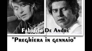 Fabrizio De Andrè  quotPreghiera in gennaioquot dedicata a Luigi Tenco [upl. by Ailimat]