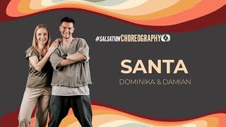 SANTA  Rvssian amp Rauw Alejandro  Salsation® choreo SEI Dominika Jabłońska [upl. by Hcirteid]