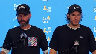 Staley amp Herbert Postgame Press Conference vs Cowboys  LA Chargers [upl. by Annadiane]