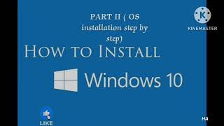 how to install windows 10 part II [upl. by Adnawahs502]