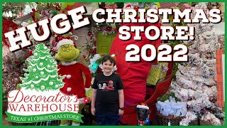 Decorators Warehouse Christmas 2022 Store Tour New Decorations amp Lights Huge Holiday Walkthrough [upl. by Adnohrahs]