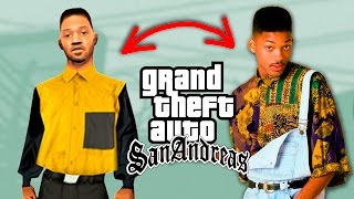 PEDESTRES REAIS DO GTA SAN ANDREAS [upl. by Sseb]