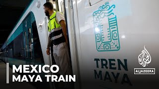 Mexico’s Maya train Rail project completed ahead of schedule [upl. by Alih]