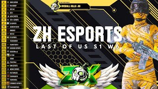 ZX ESPORTS PRESENTS LAST OF US S1 W6 DAY 2 BGMI [upl. by Shaylyn]