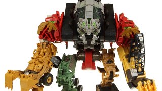 Transformers Revenge of the Fallen Constructicon Devastator Retro Action Figure Review [upl. by Karilla415]