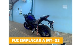 Emplacamento da MT03 [upl. by Reisch]