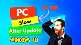 Make Laptop Faster  Windows 10 Slow After Update Fixed [upl. by Rodger]