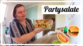 DIE perfekten SALATE zum GRILLEN oder PARTYS 😍 ⎮ BigMac Salat 🍔 ⎮ HotDog Salat 🌭 ⎮ Our Jaily Life [upl. by Nevyar]