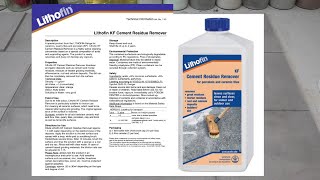 Tile Cleaning with Lithofin [upl. by Gerrard26]