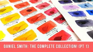 Swatch With Me Daniel Smith  The COMPLETE Collection Part 1 [upl. by Nner]