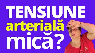 Ai Tensiunea MICĂ Ce riști dacă ai Tensiune Arterială Scăzută [upl. by Balliol]