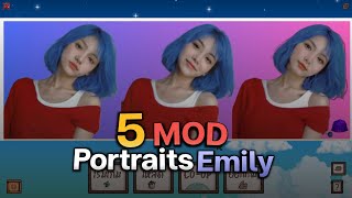 5 MOD Portraits Emily  stardew valley Mod  pc  มือถือ [upl. by Carmen]