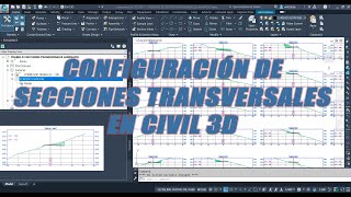 🔴 CONFIGURACIÓN DE SECCIONES TRANSVERSALES EN CIVIL 3D 2021 [upl. by Ahtoelc]