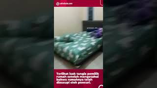 Aksi Pencurian di Sebuah Perumahan di Gowa TV dan Speaker Raib shortsnews [upl. by Irbmac949]