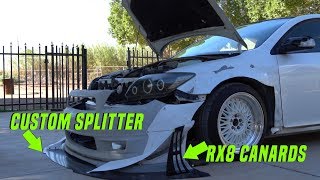 Installing RX8 Canards and DIY Custom Splitter [upl. by Gabey]