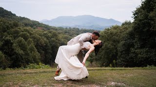 Laurel Ridge Country Club Wedding in Waynesville NC  Ashley  Mitch [upl. by Koller]