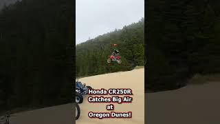 Honda CR250r catches big air 🔥 [upl. by Michaeu99]