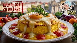 Mamaliga cu branza KäsePolenta Rezept aus Rumänien [upl. by Yornek]