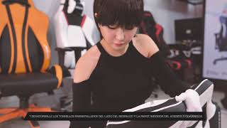 AKRacing Gaming Chair Assembly  Spanish Subtitles [upl. by Hett]