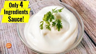 How to Make Garlic Sauce with 4 Ingredients [upl. by Nilyac532]