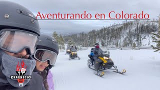 Experiencia brutal esquiando y corriendo motoras de nieve en Denver Colorado EP190 charneco [upl. by Noswad]