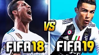 FIFA 18 VS FIFA 19 [upl. by Suirad24]