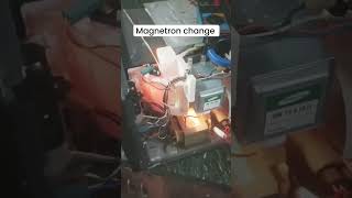 Magnetron change in microwave oven microwave oven repair microwave ovenshorts youtubeshorts [upl. by Eillo377]