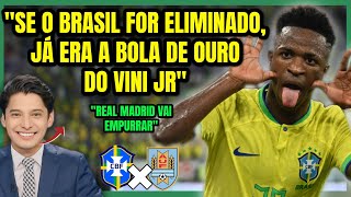 EITA JORNALISTA ESPANHOL QUERENDO TIRAR A BOLA DE OURO SE VINÍCIUS [upl. by Ishmael411]