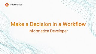 Making a Decision in a Workflow in the Developer Tool [upl. by Garbe770]