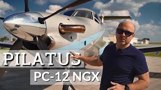 15 Discover the Art of Air Travel Pilatus PC12NGX Flight Review [upl. by Adda]