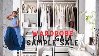 NEW YORK VLOG WARDROBE UPDATE CULT GAIA SAMPLE SALE STAYCATION DadouChic [upl. by Enyawad4]