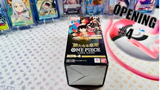 ONE PIECE TCG The Four Emperors OP09 Japanese Booster Box Opening  4 [upl. by Margery]