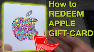 How Redeem an Apple iTunes Giftcard on iPhone How to instructions [upl. by Alue368]