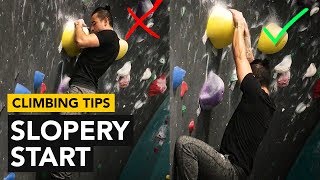 Rock Climbing Tips How to hold a large sloper and send this bouldering problem [upl. by Sy286]