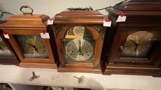 Jauch Westminster Chime Mantle Clock Chimes 5 PM [upl. by Jarin]