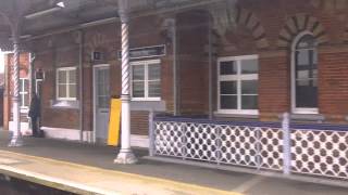 Herne Bay Station Kent  arrival and departure west [upl. by Ainsworth382]