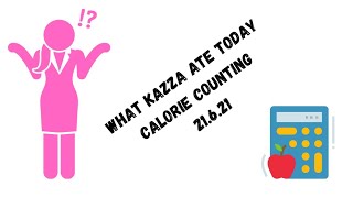 What Kazza ate today Calorie Counting 21621 [upl. by Randie582]