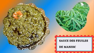 COMMENT PRÉPARER LES FEUILLES DE MANIOC RECETTE  POUR LES DÉBUTANTS [upl. by Yasnil211]