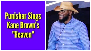 Punisher Sings Kane Browns quotHeavenquot  Rickey Smiley Karaoke Night [upl. by Kisung821]