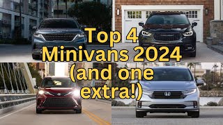 Top 4 Minivans 2024 and One Honorable Mention [upl. by Laden546]