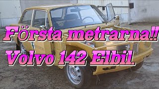 Volvo 142 Elbil Första metrarna [upl. by Katherine351]