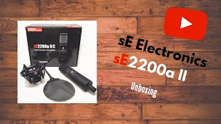 sE Electronics sE2200a II l unboxing video [upl. by Eward]