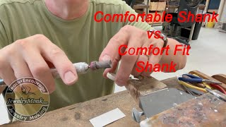 Comfortable Ring Shank vs Comfort Fit Band with Jewelry Making [upl. by Truda605]