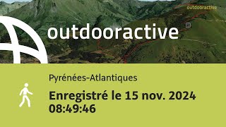 randonnée dans les PyrénéesAtlantiques Enregistré le 15 nov 2024 084946 [upl. by Edaj639]